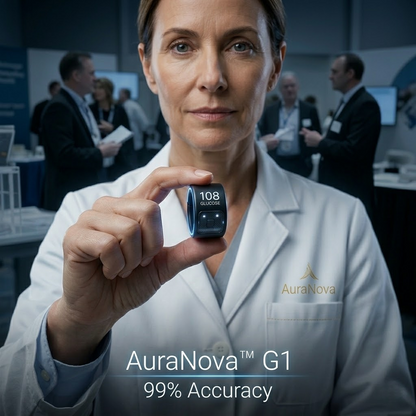 🎉 70% OFF Launch Offer🏆AuraNova™ G1 Non-Invasive Smart Ring+ AI-powered health companion on your finger