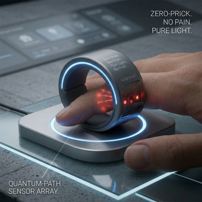 🎉 70% OFF Launch Offer🏆AuraNova™ G1 Non-Invasive Smart Ring+ AI-powered health companion on your finger