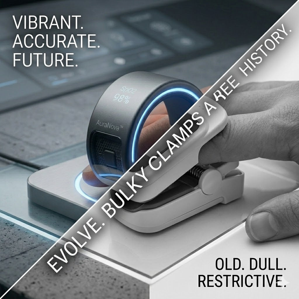 🎉 70% OFF Launch Offer🏆AuraNova™ G1 Non-Invasive Smart Ring+ AI-powered health companion on your finger