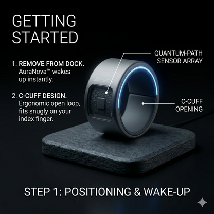 🎉 70% OFF Launch Offer🏆AuraNova™ G1 Non-Invasive Smart Ring+ AI-powered health companion on your finger