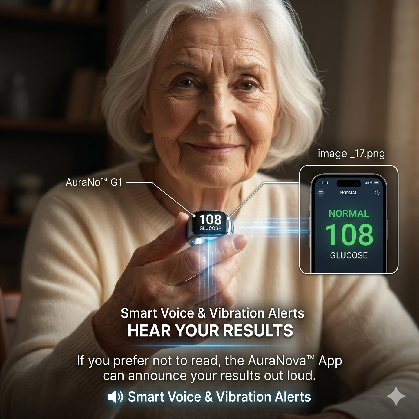 🎉 70% OFF Launch Offer🏆AuraNova™ G1 Non-Invasive Smart Ring+ AI-powered health companion on your finger