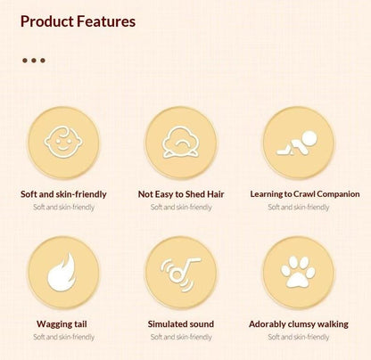 🎁Last Day Sale 49% OFF🏆2026 New Realistic Robotic Dog Plush Toy